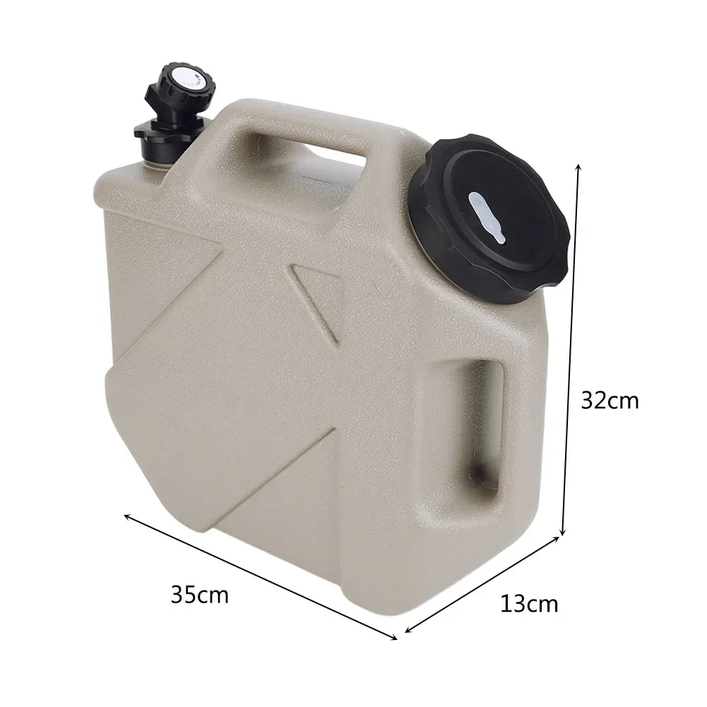 Outdoor Water Bin 10L Large Capacity Camping Bucket Water Storage with Detachable Faucet No Leakage for Camping Picnic Hiking