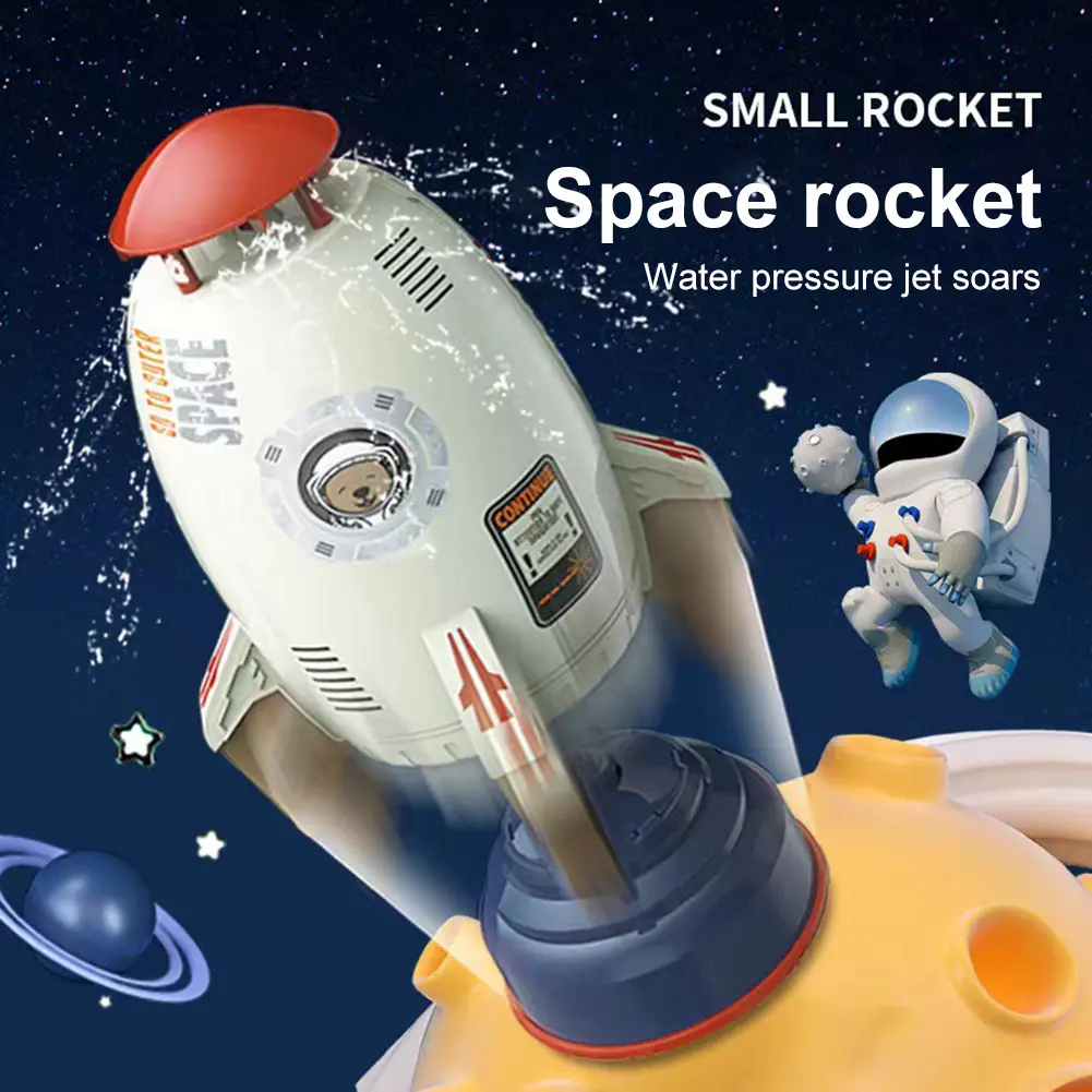 Rocket Launcher Toys Water Spray Spinning Rocket Water Pressure Lift Sprinkler Toy Parent-child Interaction Games In Garden Lawn