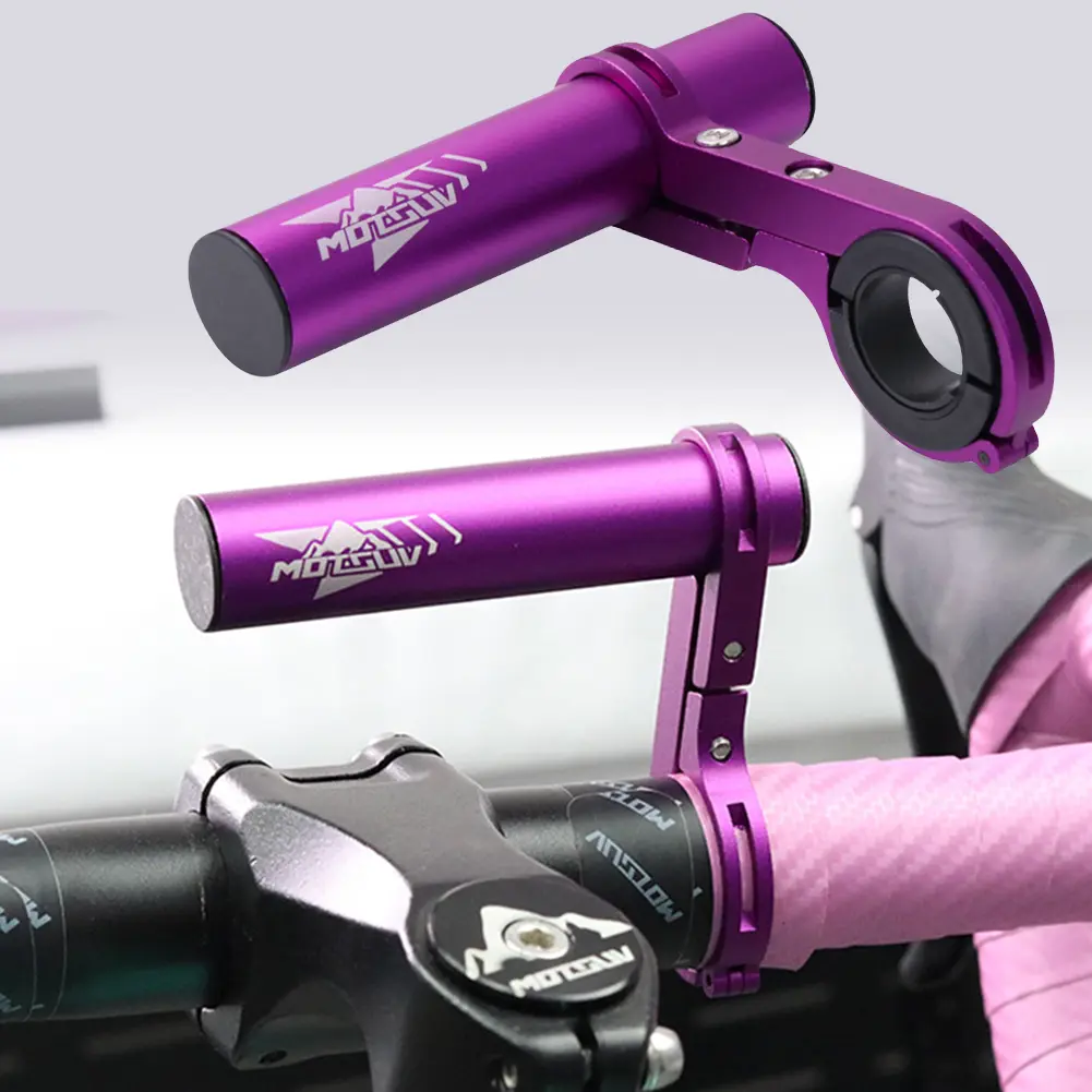 Bicycle Handlebar Extended Bracket Aluminum Alloy Handlebar for MTB Bike Headlight Mount Bar Holder Bicycle Accessories 10-30cm