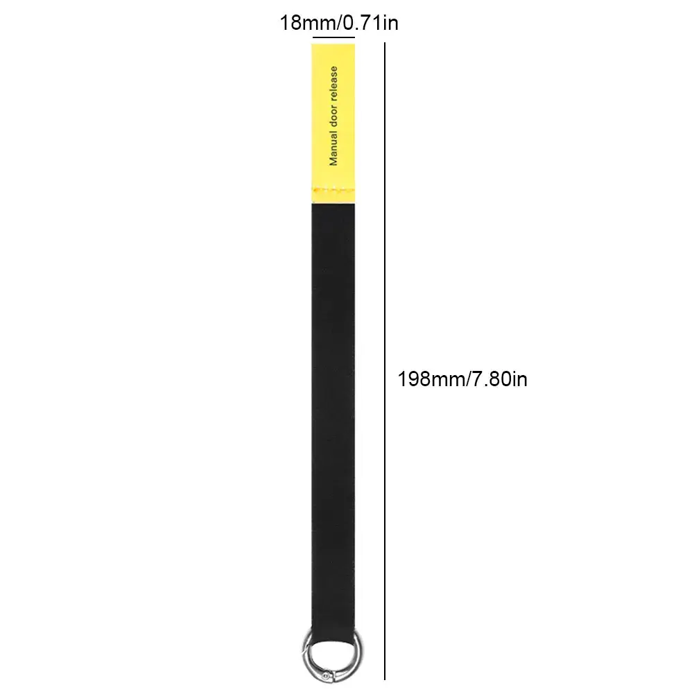 Rear Door Mechanical Switch Extended Car Door Emergency Handle Rear Door Emergency Puller Manual Door Release for Tesla Model Y