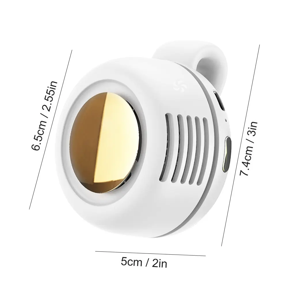 1/2pcs Mini Clip Fan 900mAh Rechargeable Battery Electric Fan Outdoor Camping Carry-on Personal Fan Summer Cooling Air Cooler