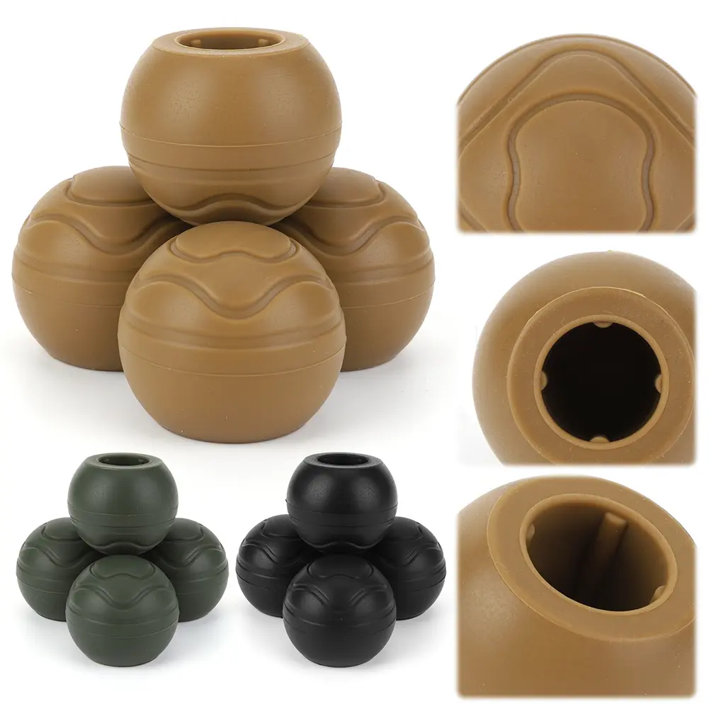 4Pcs Stabilizing Rubber Ball Feet Anti Slip Outdoor Chair Leg Tips Ball Cap Shock Absorption for Rugged and Uneven Surfaces