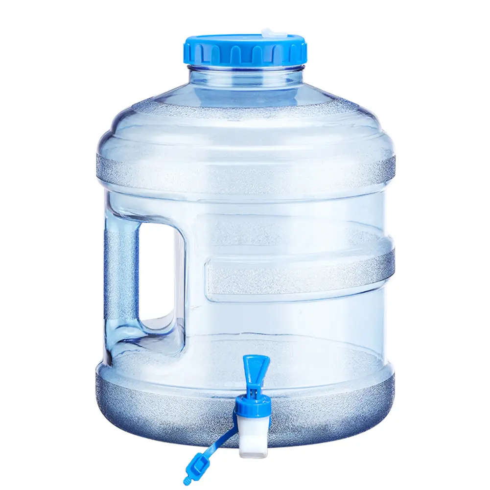 11.3L Water Storage Container Large Capacity Mineral Water Barrel Dustproof Camping Water Bucket for Self-Driving Tour