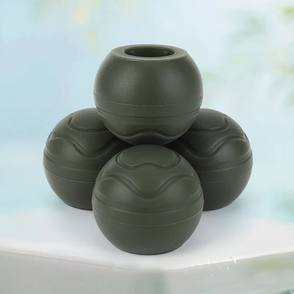 4Pcs Stabilizing Rubber Ball Feet Anti Slip Outdoor Chair Leg Tips Ball Cap Shock Absorption for Rugged and Uneven Surfaces