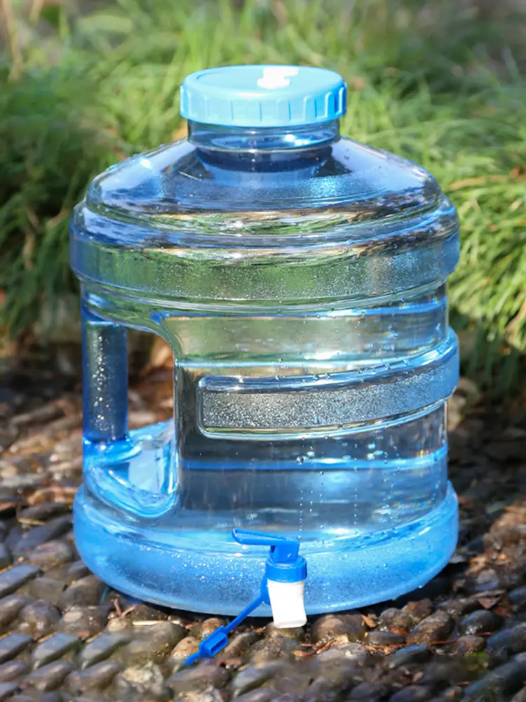 11.3L Water Storage Container Large Capacity Mineral Water Barrel Dustproof Camping Water Bucket for Self-Driving Tour