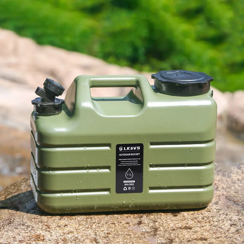 3 Gallon Water Storage Tank No Leakage Water Storage Carrier BPA Free Water Tank for Camping Car Outdoor Hiking Picnic Emergency