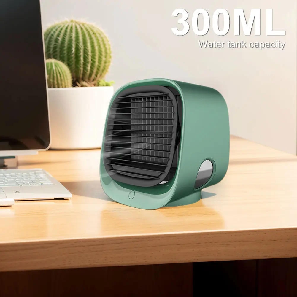 Water Cooling Desk Fan Portable Air Conditioning Fan with Spray Humidification Air Conditioner Electric Fan for Home Office