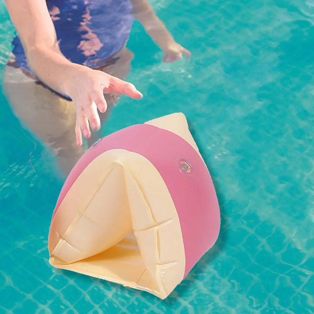 2pcs Kids Arm Floats Sleeve PVC Inflatable Armbands Pool Games Arm Rings Swimming Pool Floater Swim Tube Summer Water Play Toys
