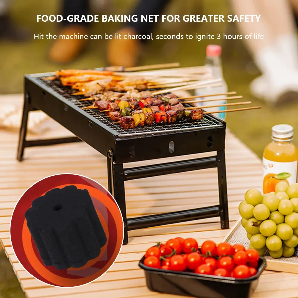Portable Folding Barbecue Grill Heating Stoves Camping BBQ Grill Rack Firewood Stove Stainless Steel Charcoal Stove for Picnic