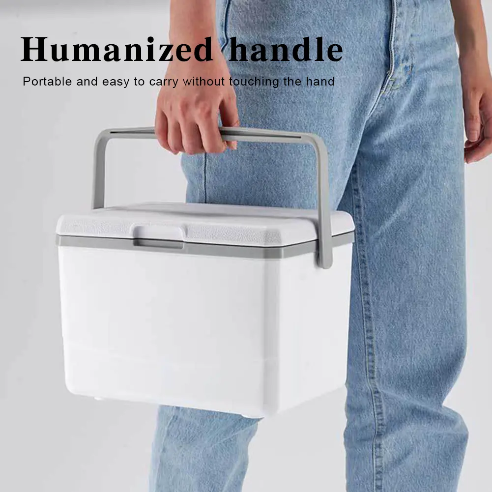 3/5L Camping Cooler Box Heat Preservation Car Refrigerator Large Capacity Camping Fridge Ice Cooler Cooling Beverage Storage Box