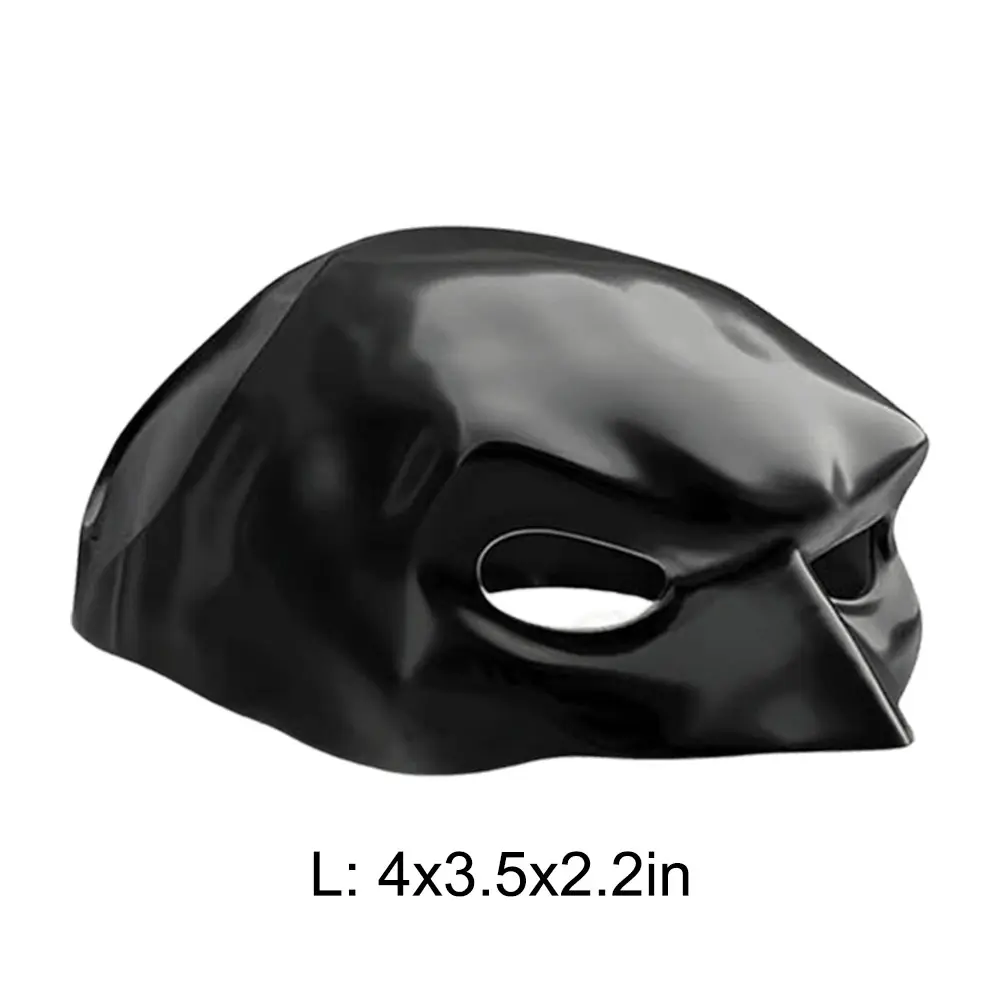 1-5PCS Half Face Black Bat Mask Black Bat Cat Avenger Mask Costume Cosplay Cat Mask Super Cool Pet Toys Halloween Decorations