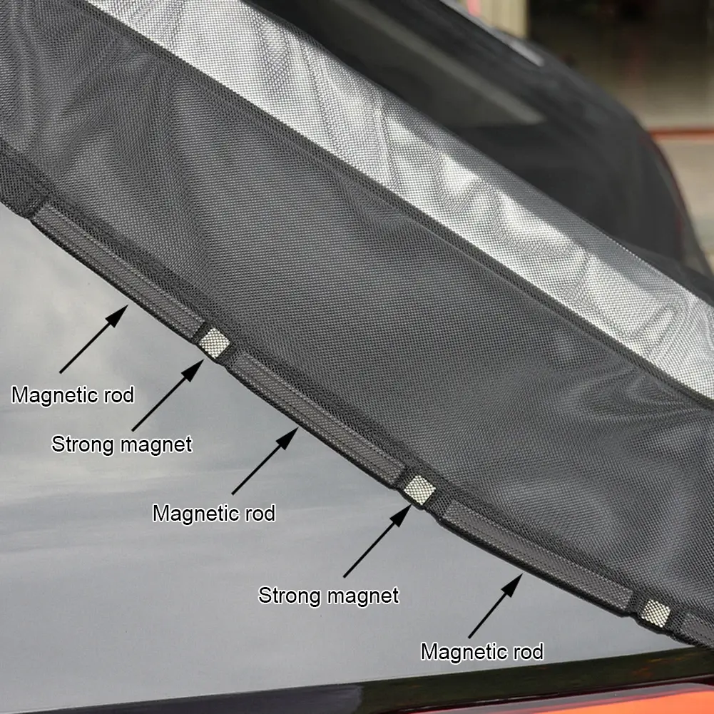 Trunk Sunshade Cover Mesh Car Sunshade Screen UV Protection Car Sunshade Mosquito Net for Self Driving Tour for Outdoor Camping