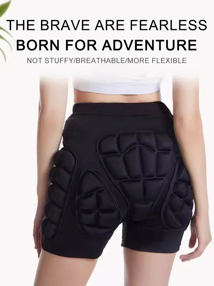 3D Protective Padded Shorts Breathable Winter Snowboard Butt Pad Guard EVA Short Pants Ski Ice Skating Roller Snowboard Gear