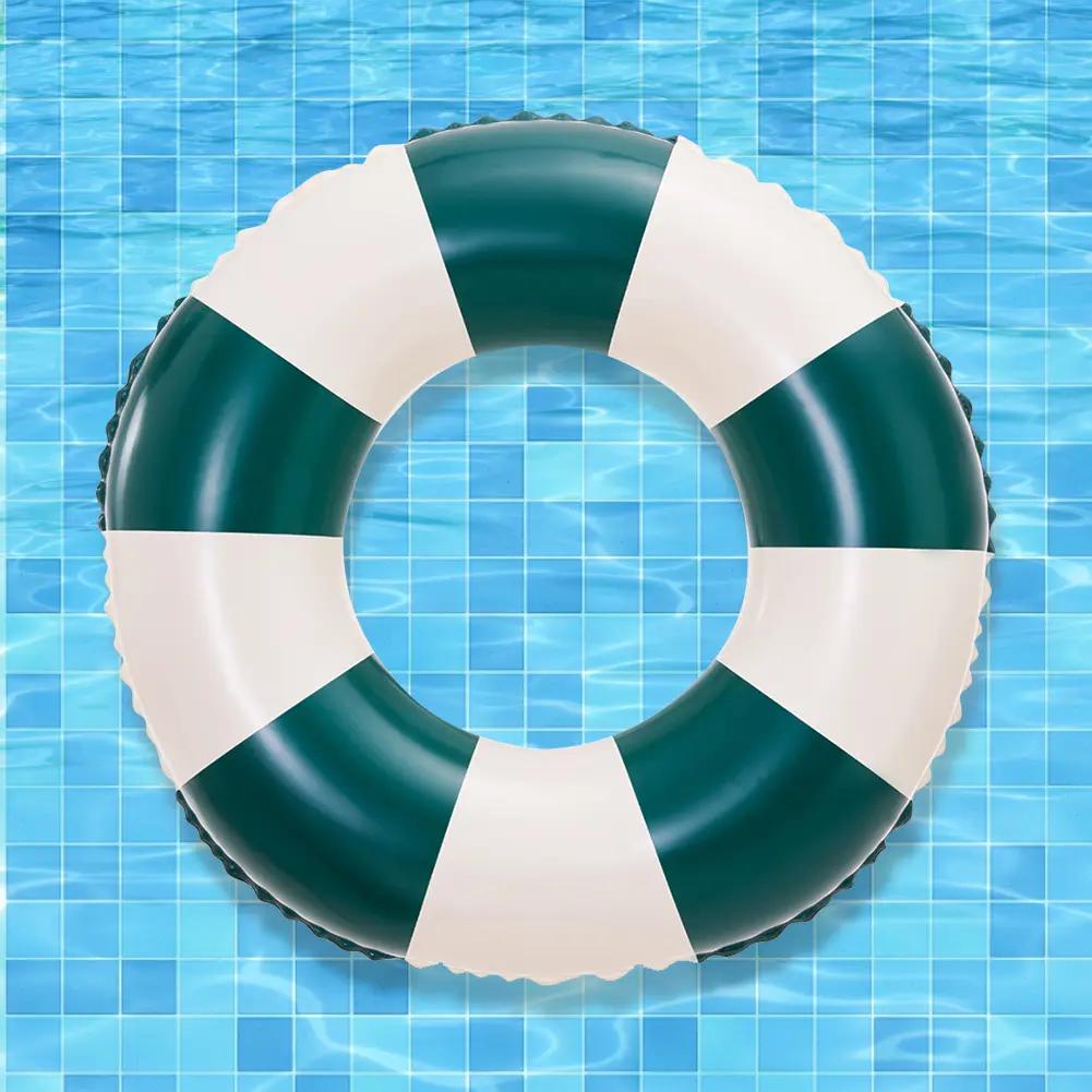 Inflatable Swim Ring Inflatable PVC Swimming Pool Floats Leakproof Blow Up Swim Tube Pool Accessory Summer Beach Water Amusement