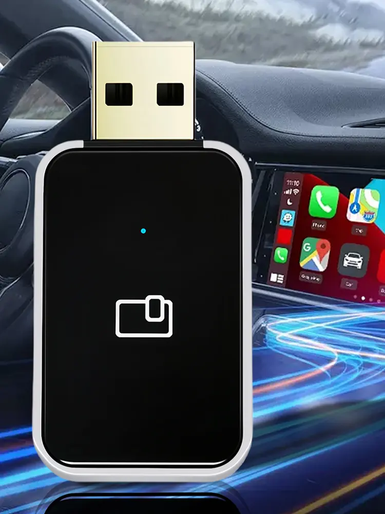 Wireless CarPlay Android Auto Mini Box BT WiFi AI Box Adapter Android 11+ System Voice Assistant for Wired CarPlay Android Cars