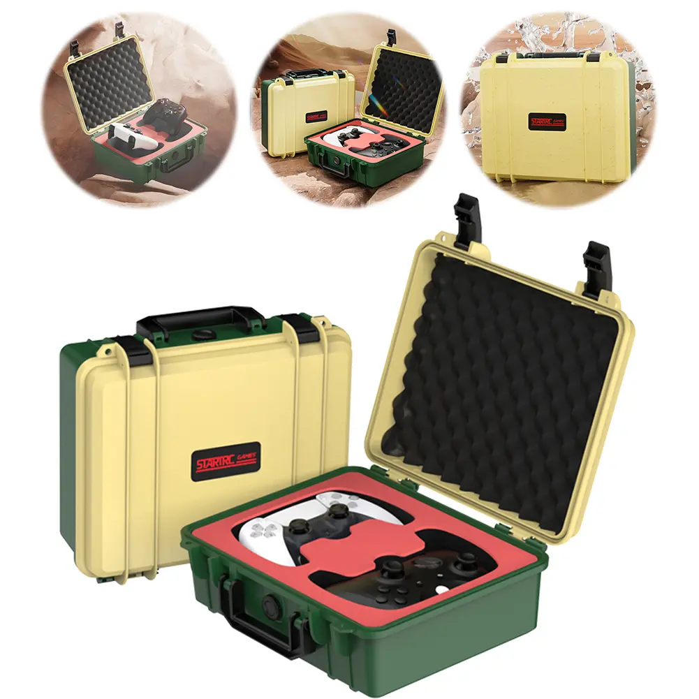 Hard Shell Carrying Case Waterproof Protective Case Controller Storage Case for PS5/PS4/Xbox/Switch Pro Controllers