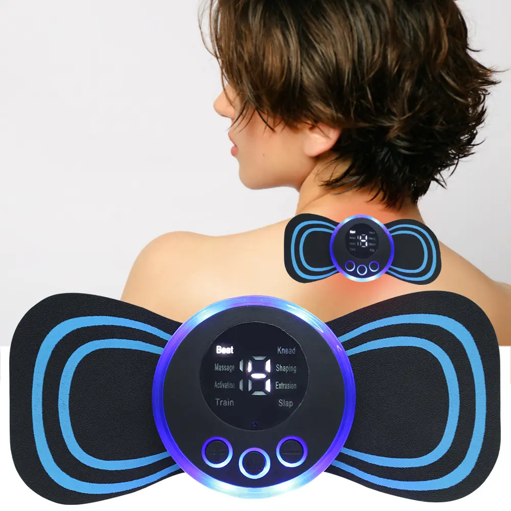 2-100pcs Silicon Gel Pad Muscle Stimulator Exerciser EMS Neck Massager Body Massager Patch Replacement Back Massage Instrument