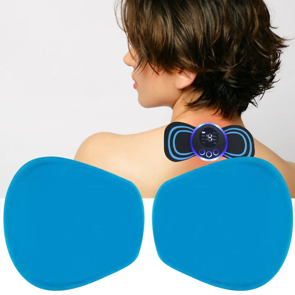 2-100pcs Silicon Gel Pad Muscle Stimulator Exerciser EMS Neck Massager Body Massager Patch Replacement Back Massage Instrument