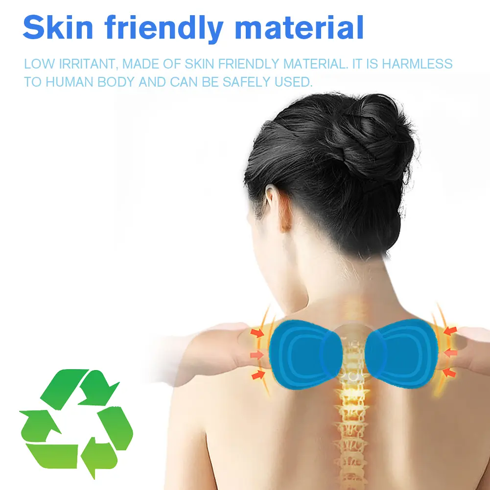 2-100pcs Silicon Gel Pad Muscle Stimulator Exerciser EMS Neck Massager Body Massager Patch Replacement Back Massage Instrument