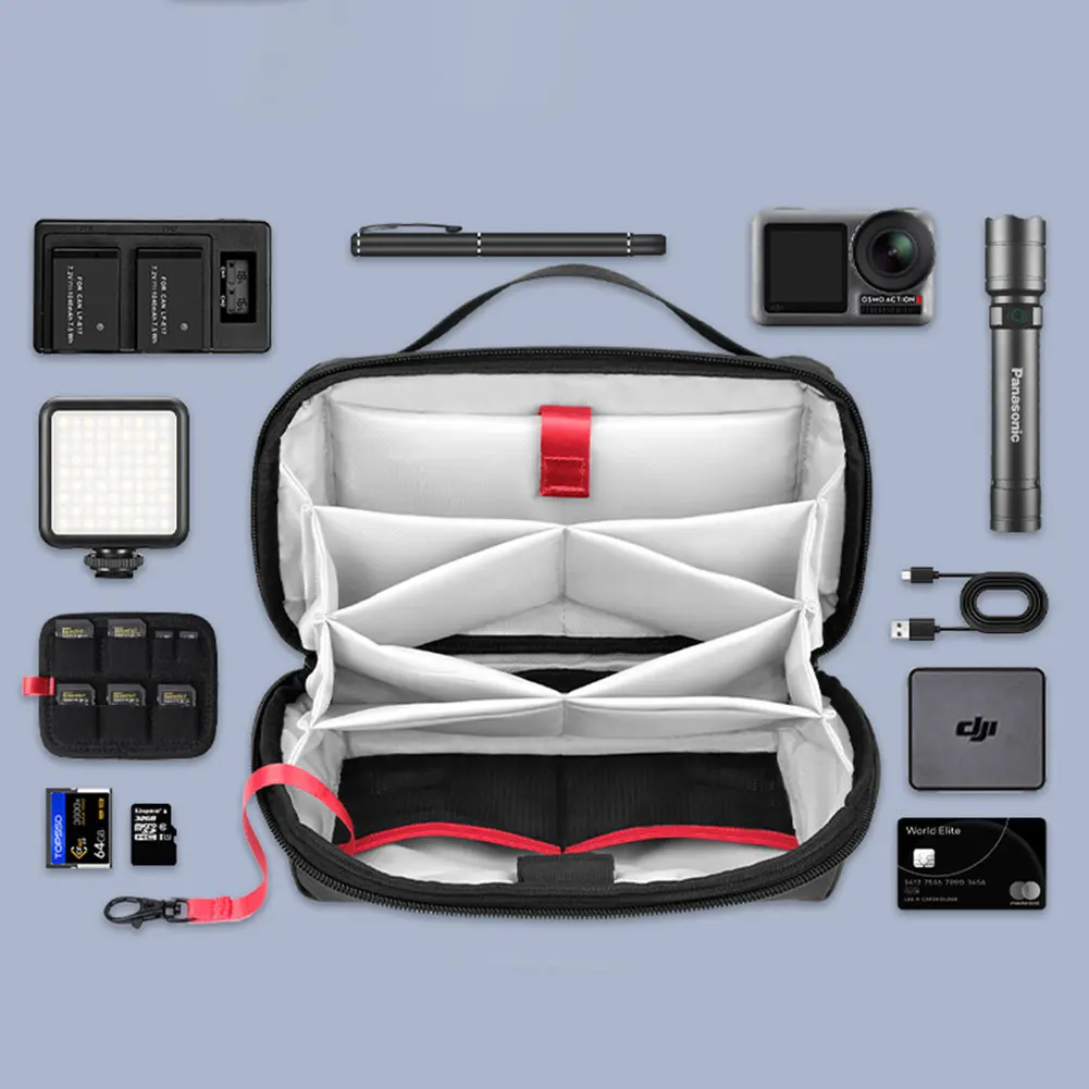 Electronic Organizer Travel Case Water Resistant Cable Organization Storage Bag Cable Storage Bag for Cables Chargers Power Bank