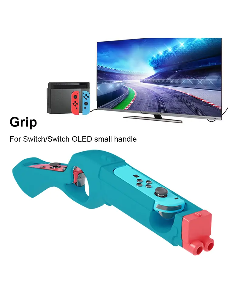 Hand Grip Game Easy Install Gun Grips Handle Joystick Holder Portable Gaming Accessories Left And Right for Switch OLED