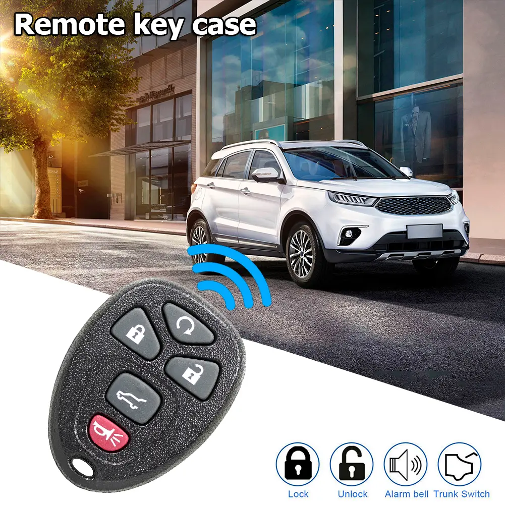 5 Buttons Keyless Go Remote Control Car Key 315Mhz Keyless Entry Remote Car Key for Chevrolet for GMC Escalade Enclave