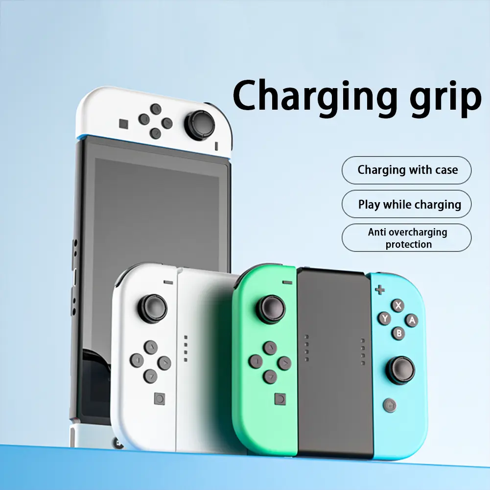 Rectangle Shaped Charging Dock 3400mAh Controller Charging Station with Charging Indicator Charger Station for Switch Joy-Con
