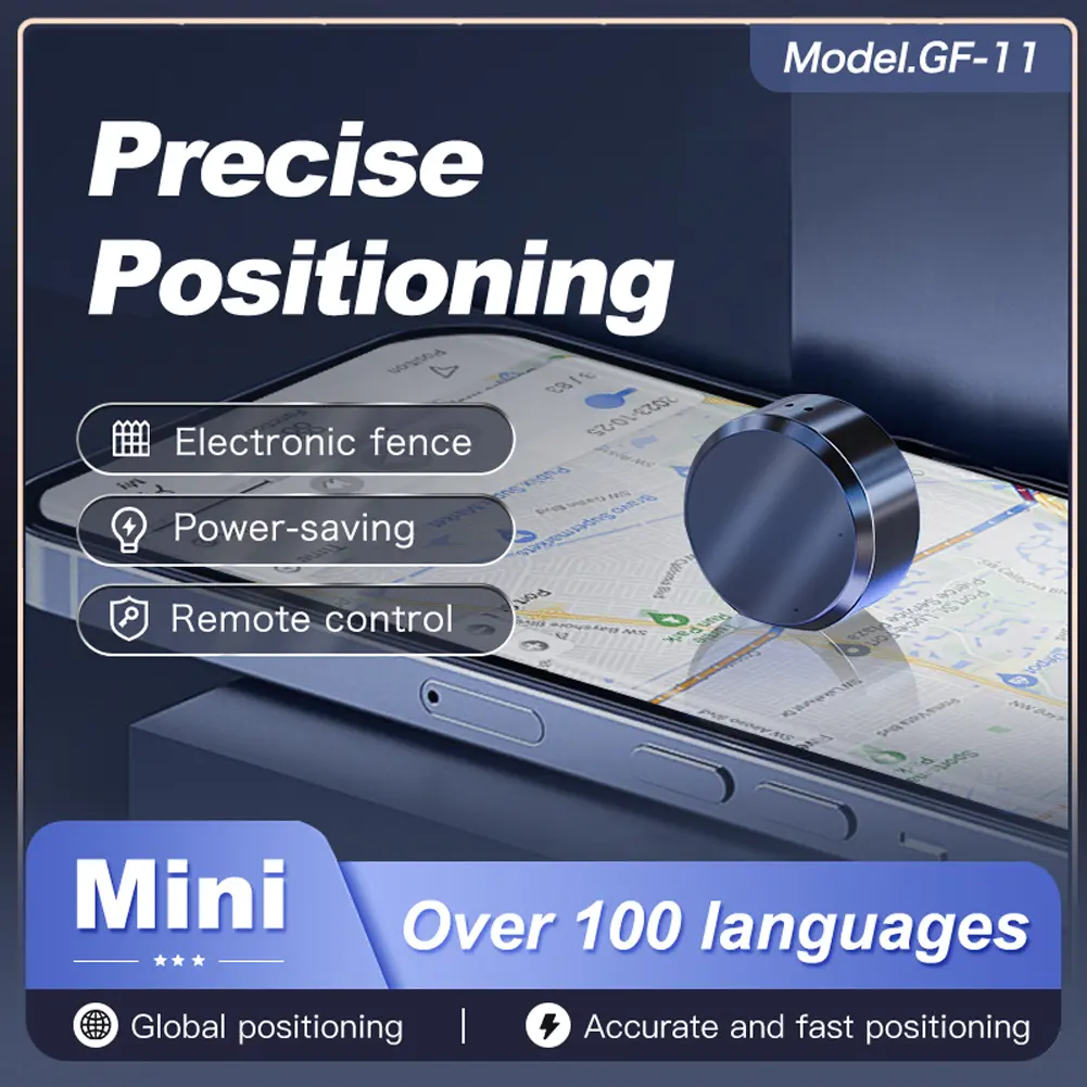 GF11 Mini GPS Tracker Magnetic Anti-Lost Locator GPS Vehicle Tracker Car Vehicle Tracking Device for Pet Kids Wallet Positioner