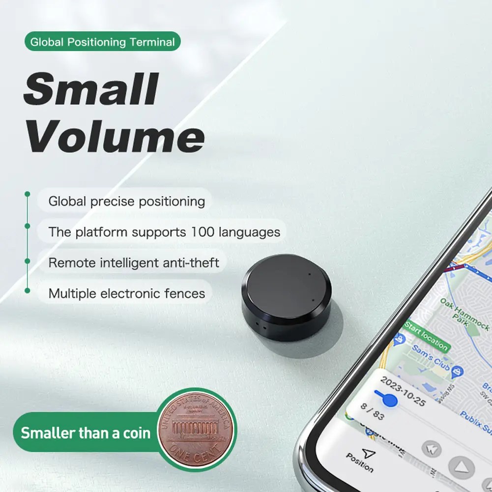 GF11 Mini GPS Tracker Magnetic Anti-Lost Locator GPS Vehicle Tracker Car Vehicle Tracking Device for Pet Kids Wallet Positioner