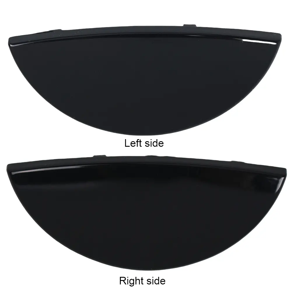 Car Headlight Washer Nozzle Cover Glossy Black Left&Right 63126922155 63126922156 for Mini Cooper R50 R52 R53 2001-2006