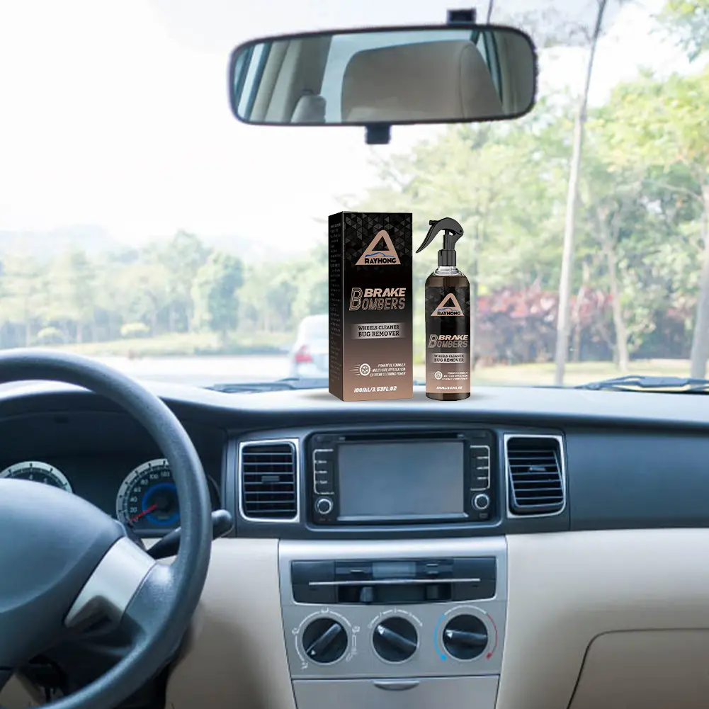 100ml Wheel Cleaner Spray Long Lasting Car Tire Brightener Tire Refurbishing Agent for Auto Wheel Care
