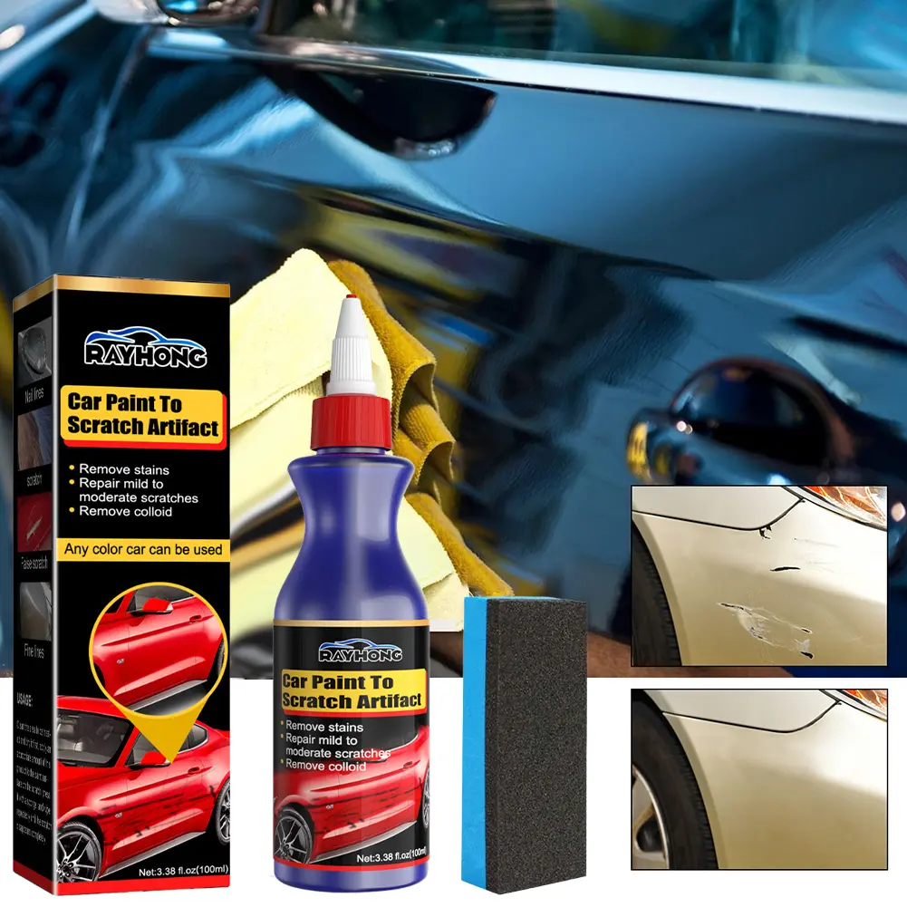 100ml Car Scratch Remover Auto Paint Scratch Restorer Agent Anti Scratch Car Repair Polishing Wax Coating Car Maintenance Care