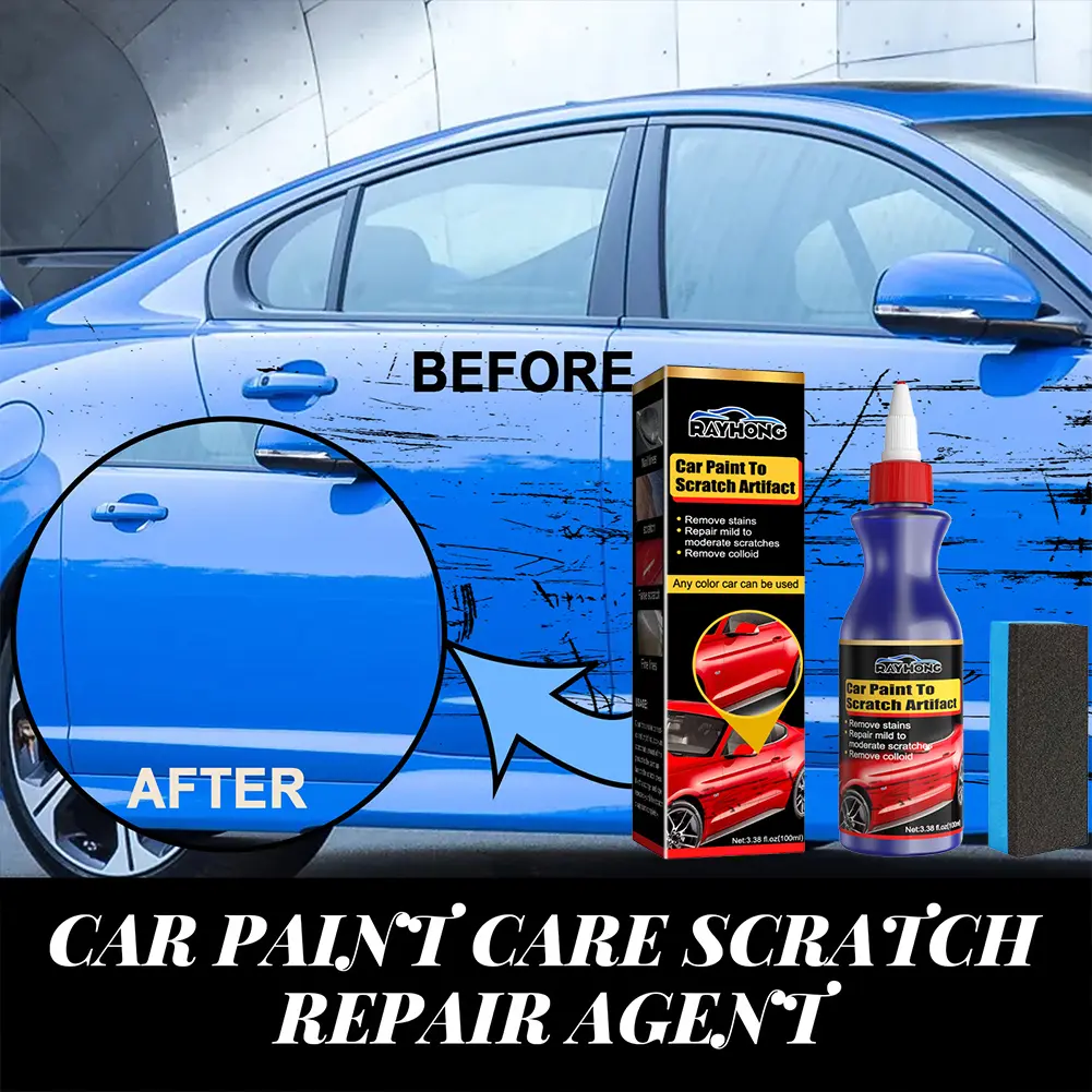 100ml Car Scratch Remover Auto Paint Scratch Restorer Agent Anti Scratch Car Repair Polishing Wax Coating Car Maintenance Care