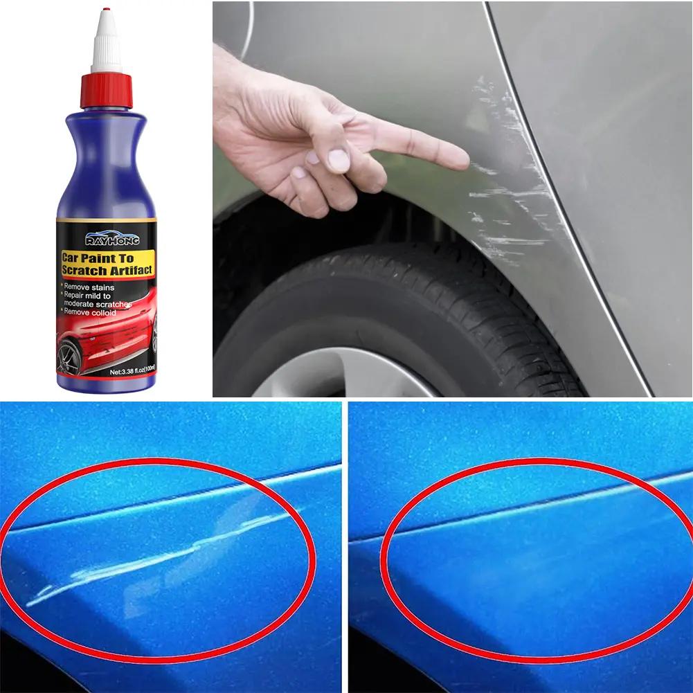 100ml Car Scratch Remover Auto Paint Scratch Restorer Agent Anti Scratch Car Repair Polishing Wax Coating Car Maintenance Care