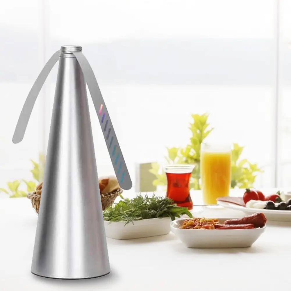 1/2PCS Fly Repellent Fan Pest Control Automatic Fly Fans Keep Flies Bugs Away From Food Fly Mosquito Repeller for Outdoor Picnic