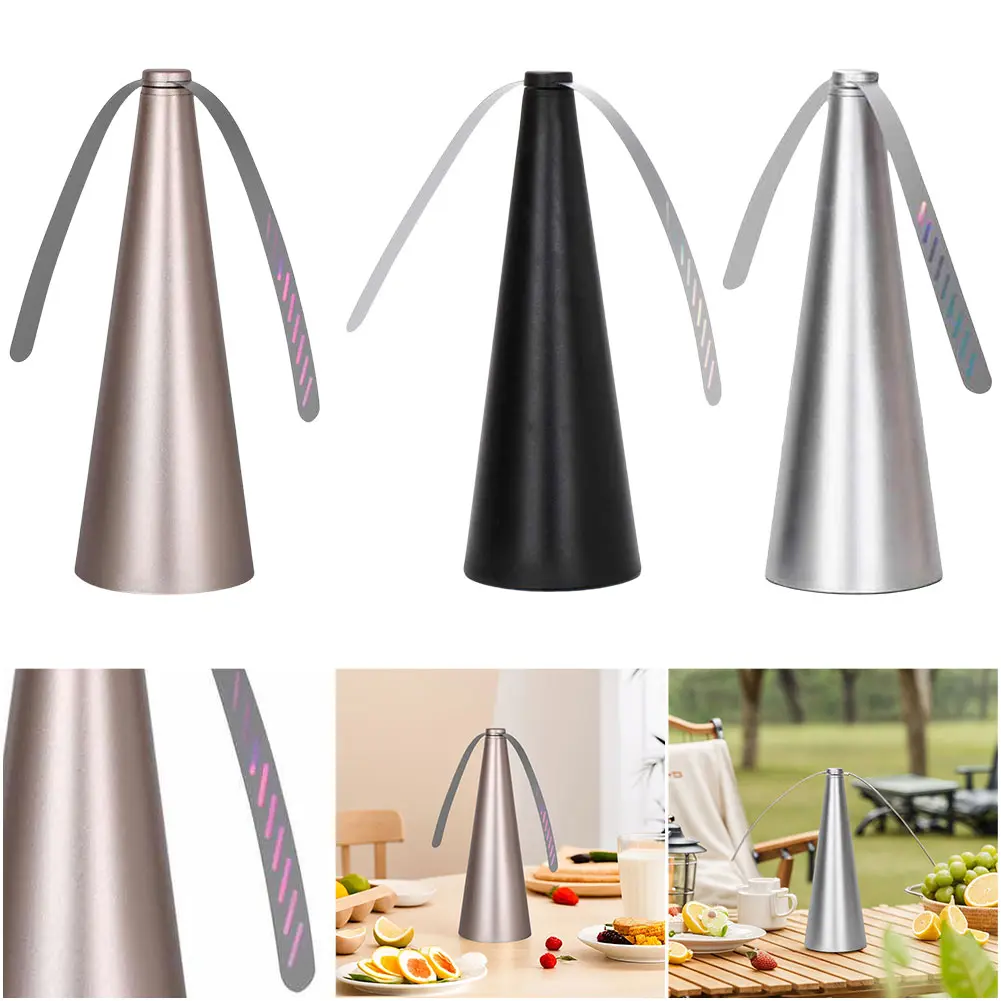 1/2PCS Fly Repellent Fan Pest Control Automatic Fly Fans Keep Flies Bugs Away From Food Fly Mosquito Repeller for Outdoor Picnic