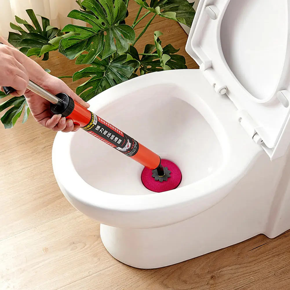 1/2PCS High Pressure Toilet Plunger Gun Quickly Unblock One Shot Air Drain Pipe Plunger Sewer Dredging Pipe Opener Drain Cleaner