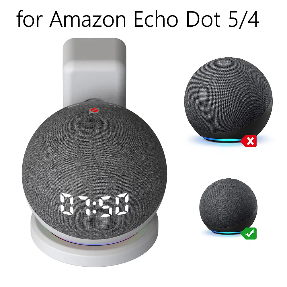 Plastic Sound Box Holder Cable Management Portable Smart Speaker Holder Stand Space Saving Accessories for Amazon Echo Dot 5/4