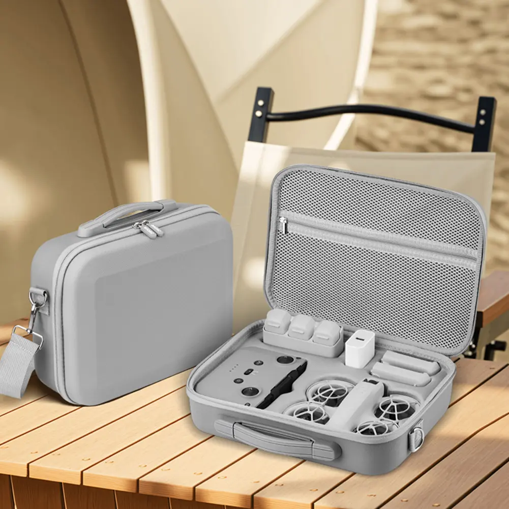 For DJI Neo Storage Bag PU+Lycra Shoulder Bag Portable Handbag Protective Travel Carrying Case for DJI Neo RC Drone Accessories