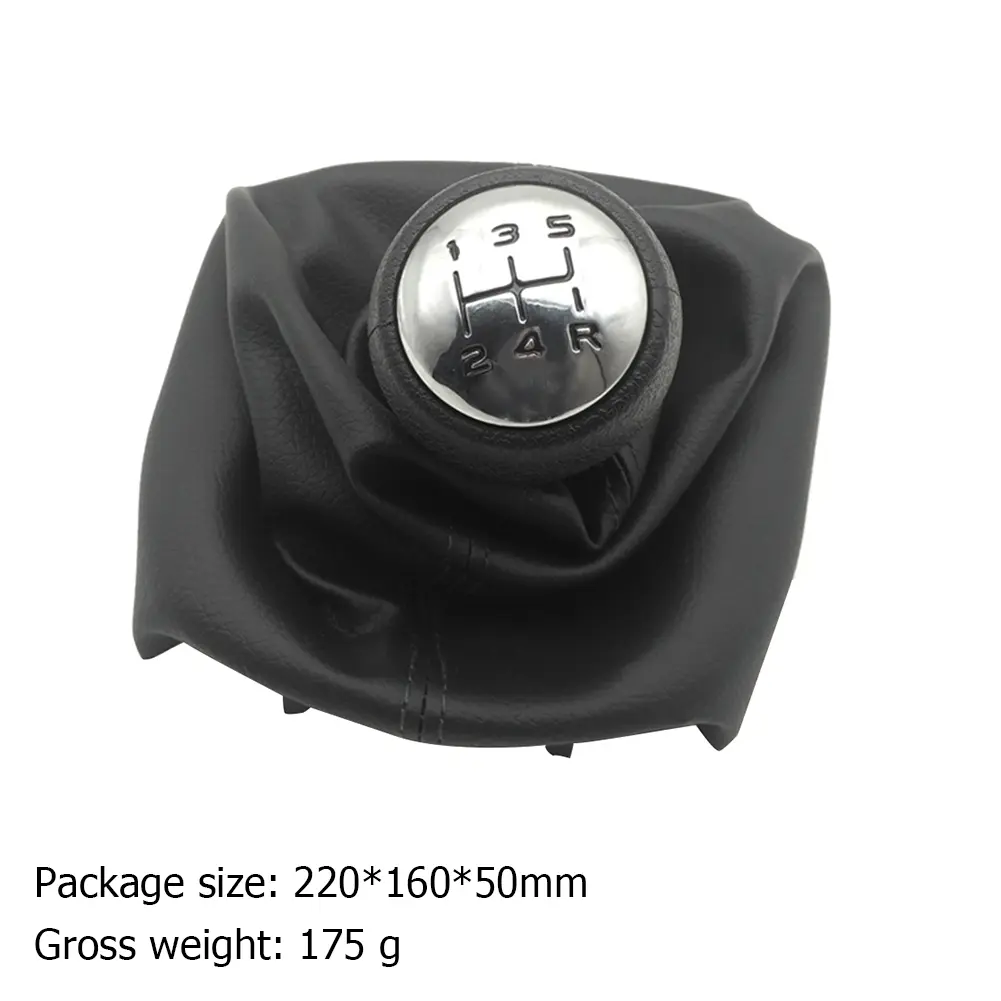 For Peugeot 307 207 406 5 Speed Gear Shift Knob Shifter Lever Stick Gaiter Boot