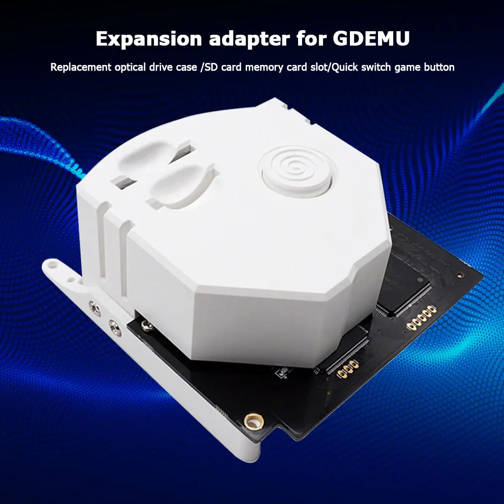 GDEMU Remote Secure Digital Card 3D Printed Mount Kit for DreamCast VA1 Console