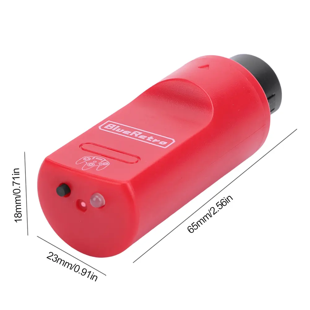 for N64 Console Bluetooth-compatible Receiver Adapter Support for PS3/PS4/PS5/Xbox One/Switch/Wii
