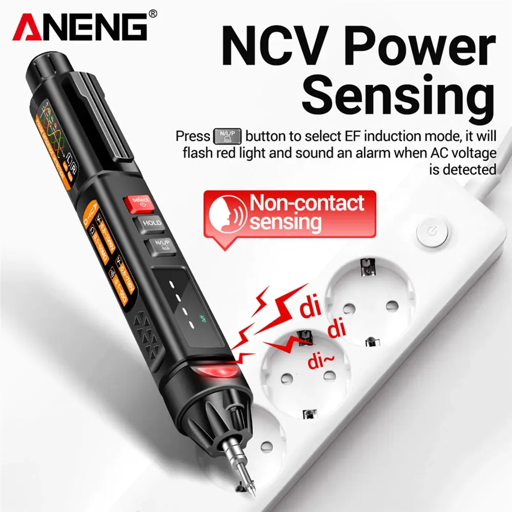 ANENG A3009 PRO Multimeter Voltmeter 6000 Counts Pen Type Digital Multimeter Voltage Tester Voice Broadcast Testing Tool