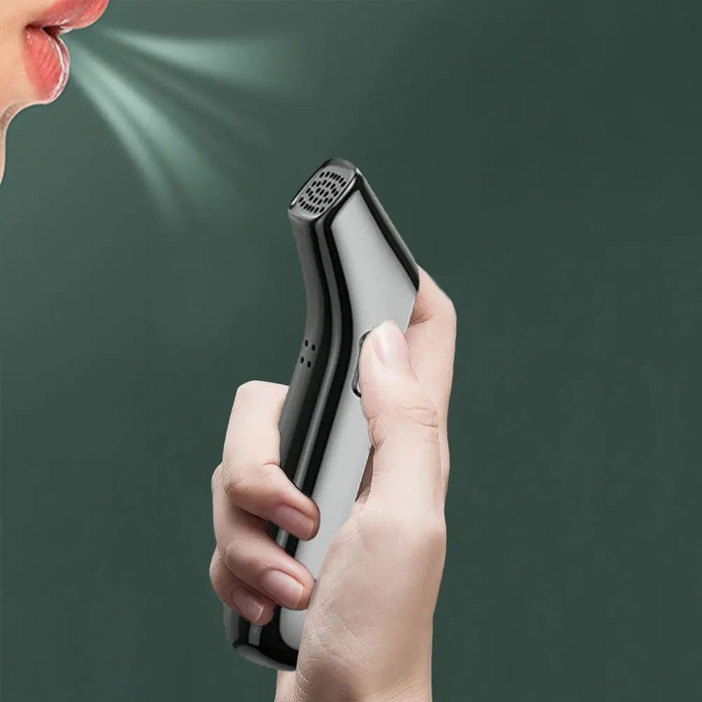 Alcohol Tester Professional Breath Alcohol Tester USB Rechargeable Non-Contact Breathalyzer High Precision for Professional Use