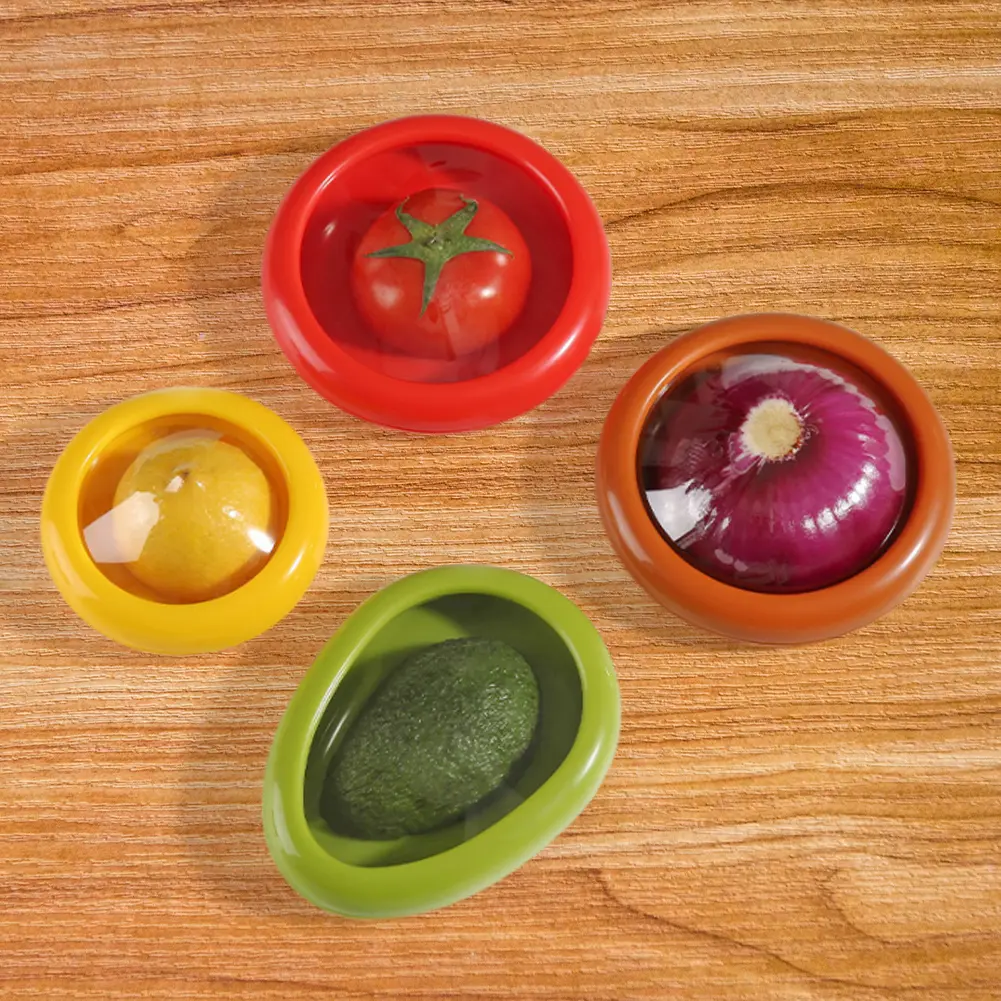 Silicone Film Fresh Preservation Box Dustproof Mini Refrigerator Storage Box Anti-Oxidation Fruit Preservation Box for Fridge