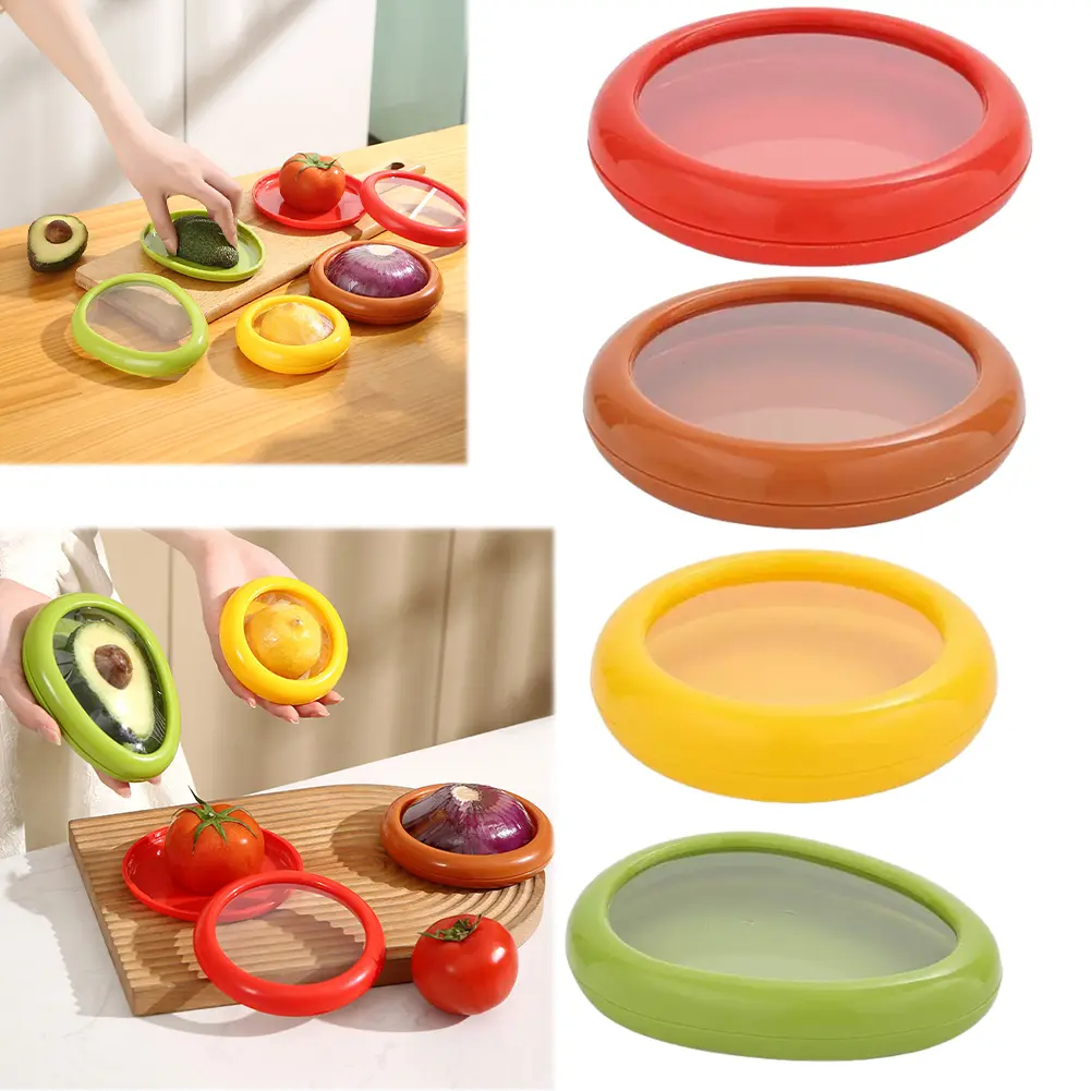 Silicone Film Fresh Preservation Box Dustproof Mini Refrigerator Storage Box Anti-Oxidation Fruit Preservation Box for Fridge