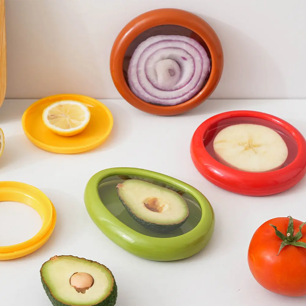 Silicone Film Fresh Preservation Box Dustproof Mini Refrigerator Storage Box Anti-Oxidation Fruit Preservation Box for Fridge