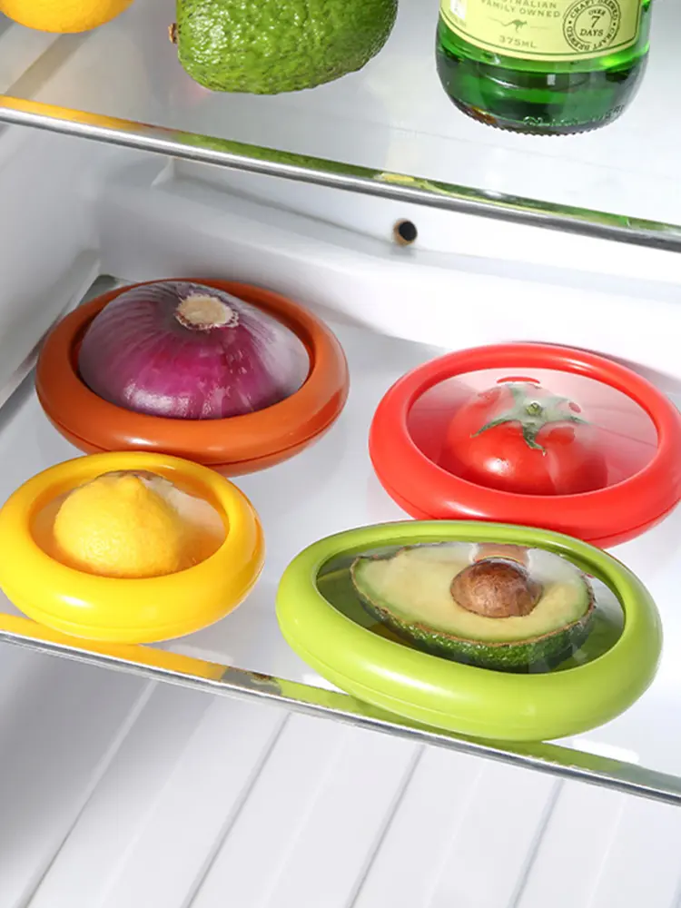 Silicone Film Fresh Preservation Box Dustproof Mini Refrigerator Storage Box Anti-Oxidation Fruit Preservation Box for Fridge