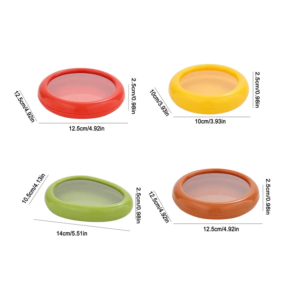 Silicone Film Fresh Preservation Box Dustproof Mini Refrigerator Storage Box Anti-Oxidation Fruit Preservation Box for Fridge