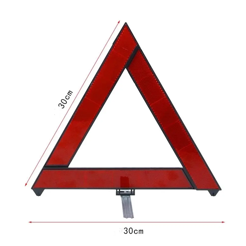 Car Emergency Breakdown Safety Warning Tripod Foldable Triangle Reflector Sign Emergency Breakdown Warning Triangle Auto Parts